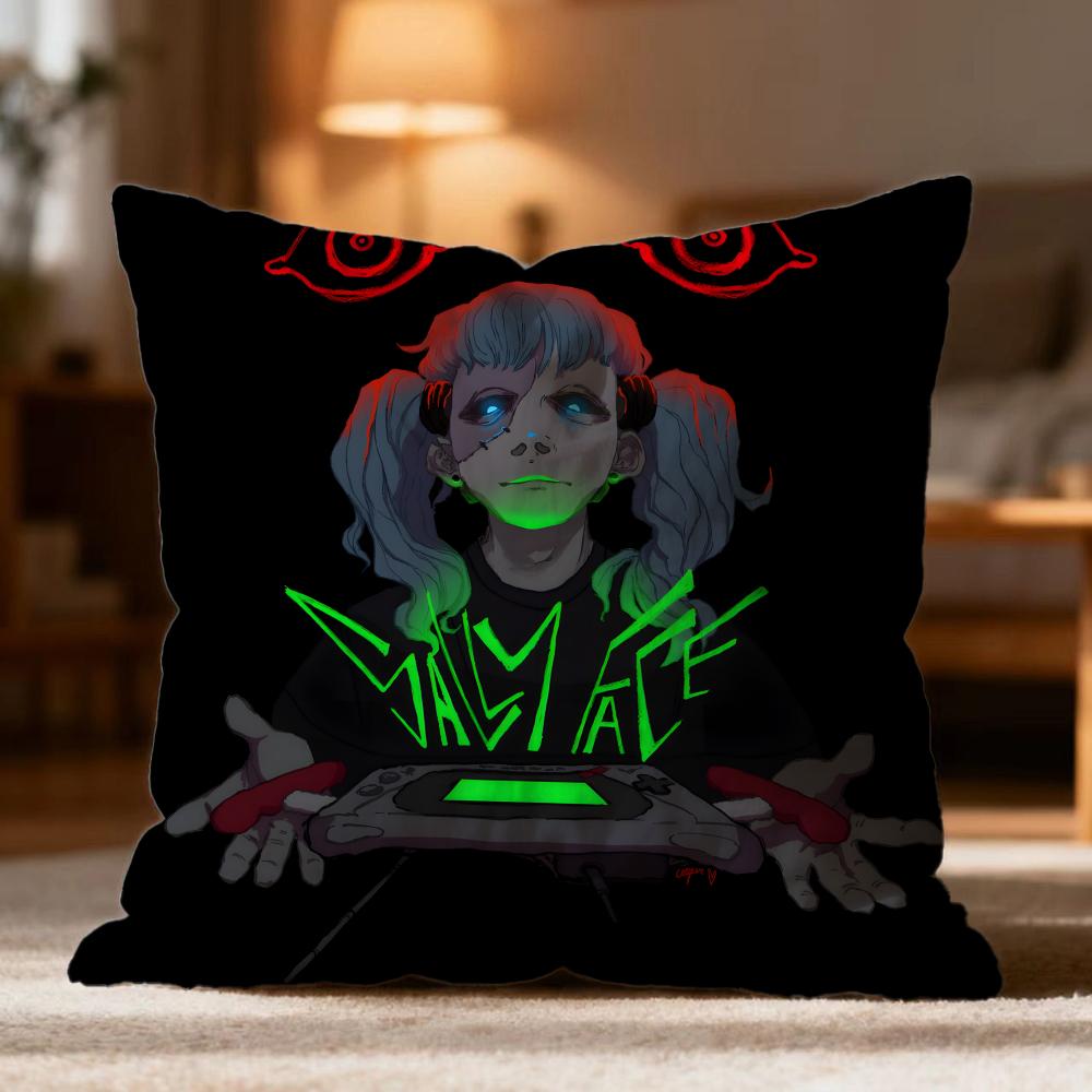 Hot SSally Faceed Cushion Cover Soft Washable Pillow Case Multi-Scene for Couch Bed Travel Office Use
