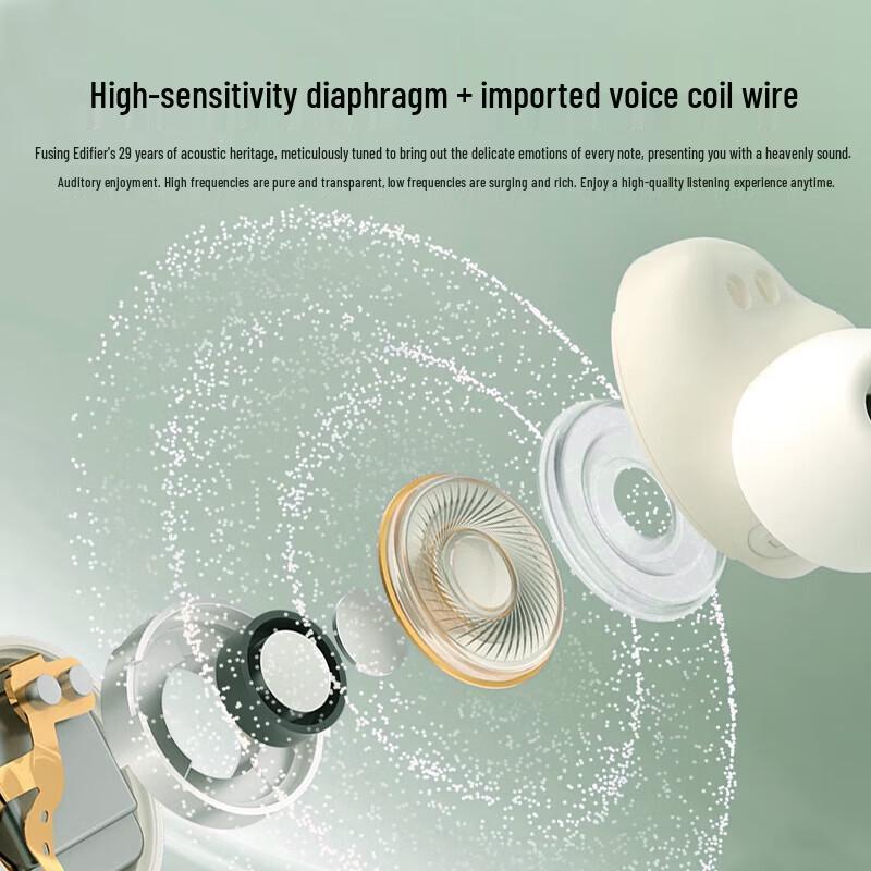 Edifier Atom Dot True Wireless Noise-Cancelling Earbuds