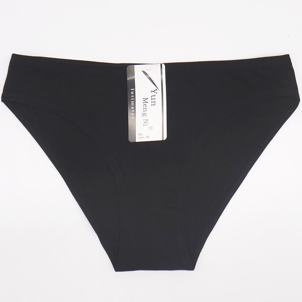 Sexy Frau Unterwäsche Damen Baumwolle Höschen Slips Solide Low Rise Mädchen Damen Knickers Dessous für Frauen 6 Teile/satz