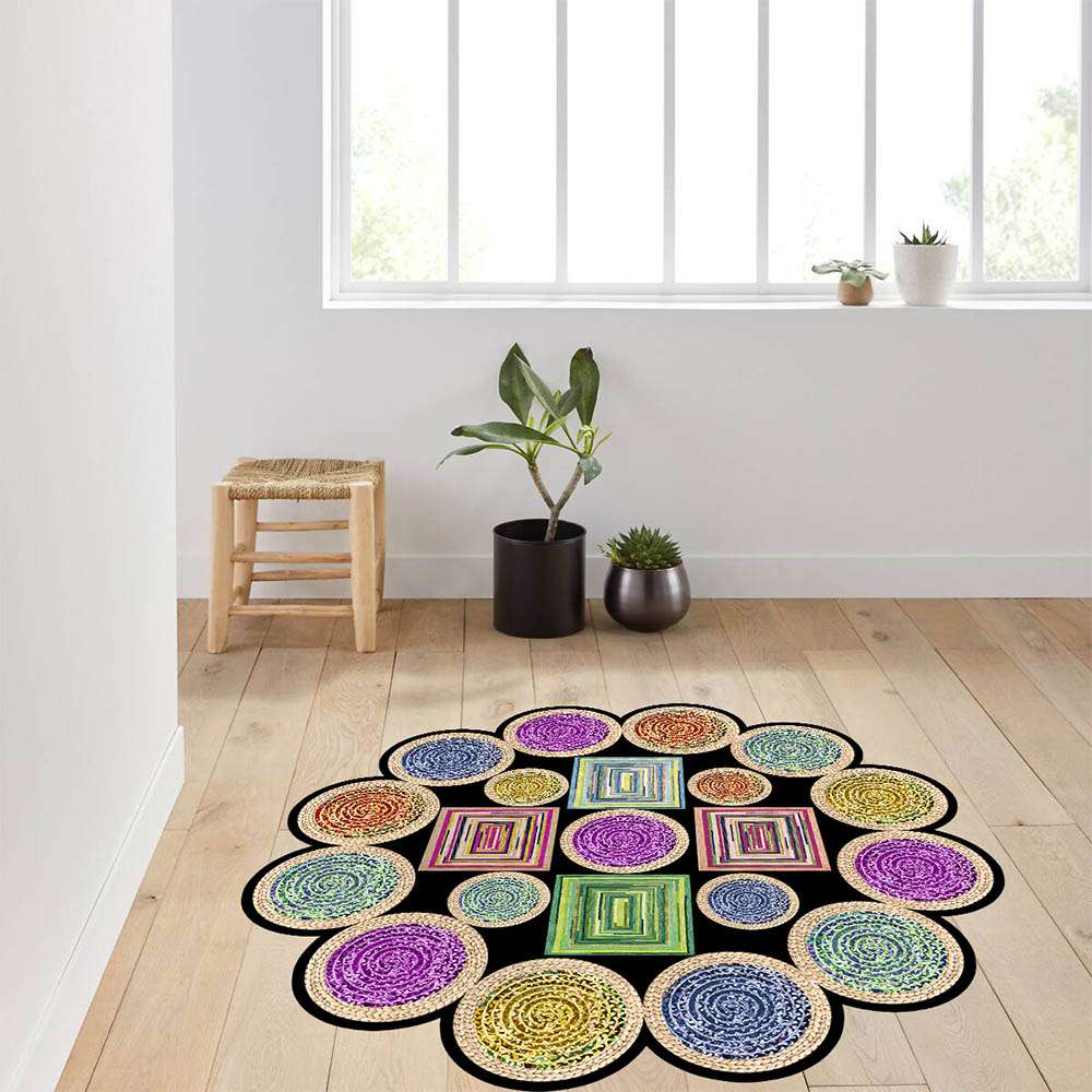 

Mosimoso Home RC1298 Ковер с принтом на подошве в горошек 100x100 cm