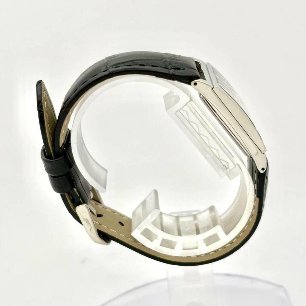Used [New Battery] SEIKO lukia 8P Diamond Shell Ladies Watch Rectangular 1N01-0DY0 394701 New Belt