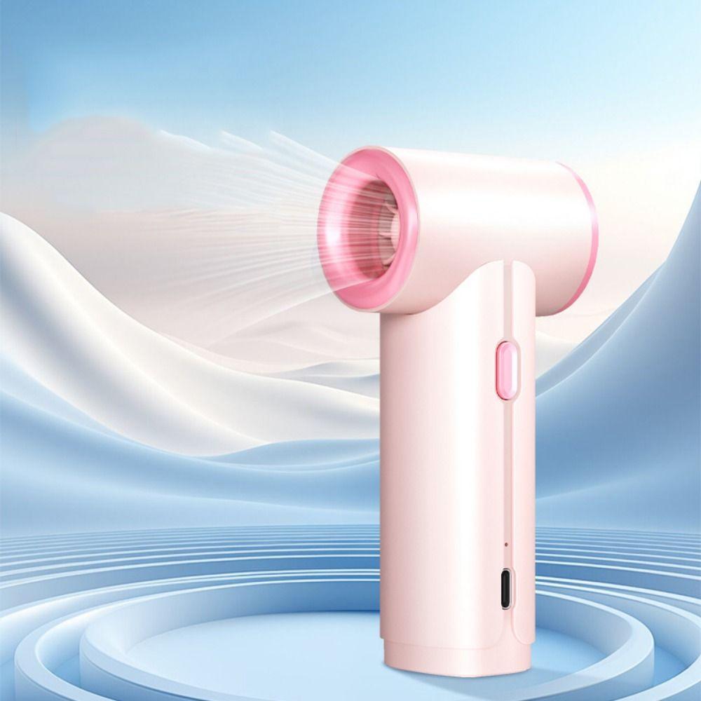 5 Gears Adjustable Handheld Fan USB Rechargeable Portable Cooling Fan  Summer