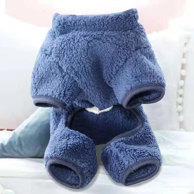 Winter Dog Overalls Jumpsuit Puppy Small Dog Clothes Pajamas Yorkshire Pomeranian Clothing Poodle Bichon Schnauzer Pet Outfit