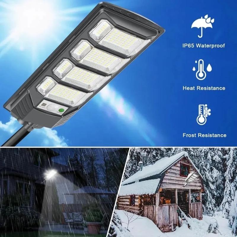 Newly Upgraded Outdoor Solar Lights Super Bright Solar Wall Lamp Motion Sensor Lamp Remote Control Waterproof Solar Light Garden