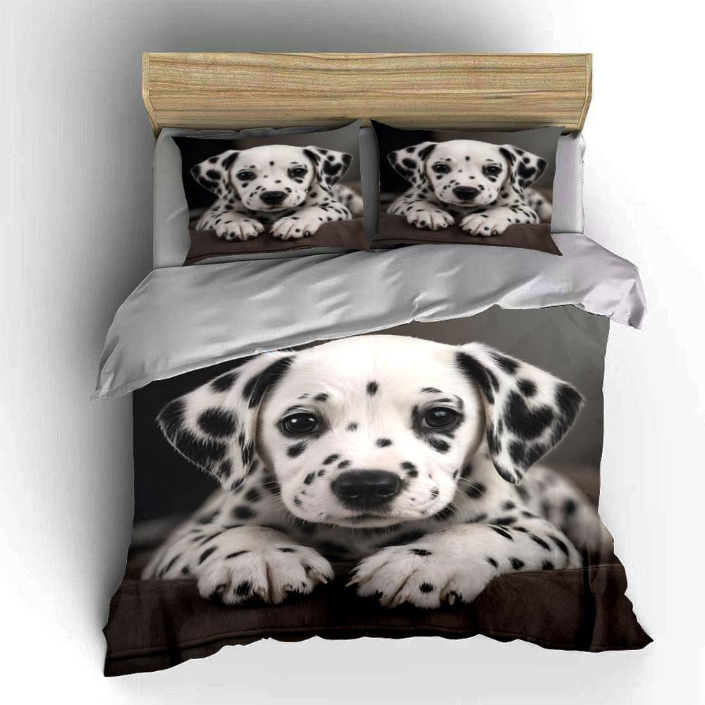 Close-Up Of Dalmatian'S Cute Paws Printed Duvet Cover Set1 Duvet Cover+2 Pillowcasemulti Size Bedroom Bedding Decor