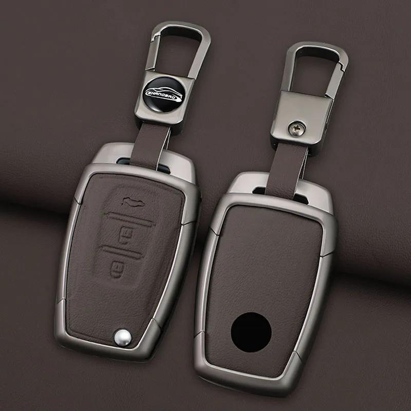 Custodia Cover Guscio Portachiavi Auto Pieghevole in Lega alla Moda Per Ssangyong Kyron 2 Sanka Actyon Korando Tivoli Protezione Portachiavi Accessori