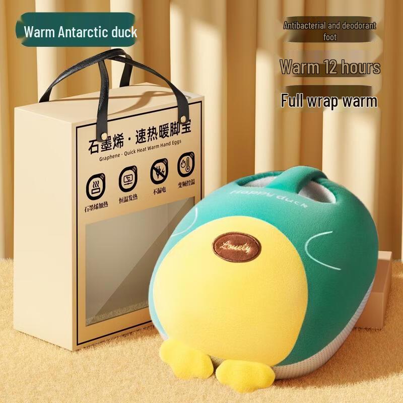 

JingJingRS Flannel Rechargeable Hot Water Bottle & Foot Warmer