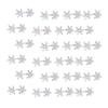 2Packs Christmas Snowflake Confetti White 1.5cm Glitter Plastic Snowflakes Snowflake Decorations Winter Party Wedding Holiday