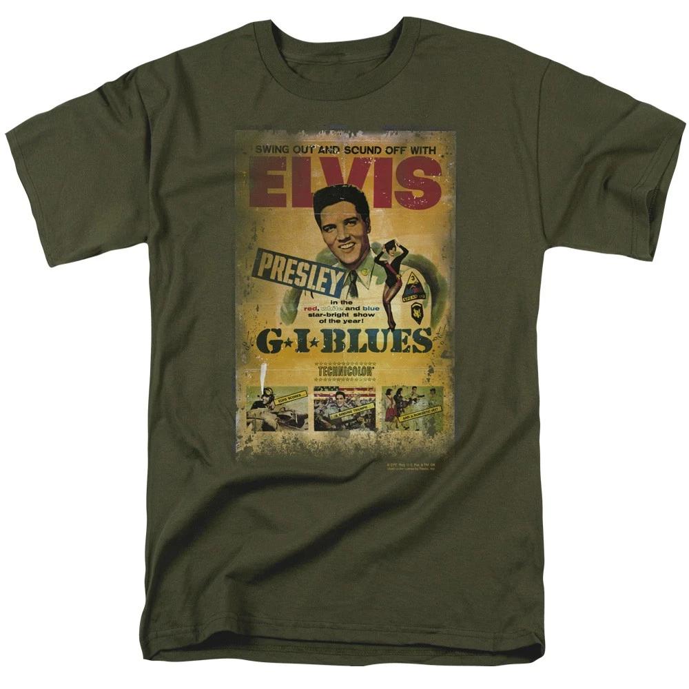 Elvis Presley - Gi Blues Poster - Unisex Short Sleeve Children s T-shirt - Green 130