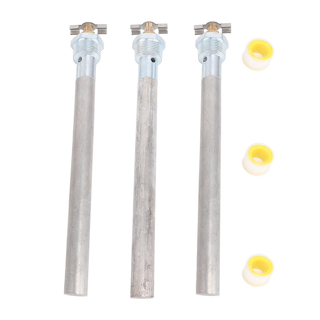 3pcs RV Water Heater Anode Rods 9.25 X 3 4in NPT Quick Drain Design Anode Rods for Suburban 233514 232767
