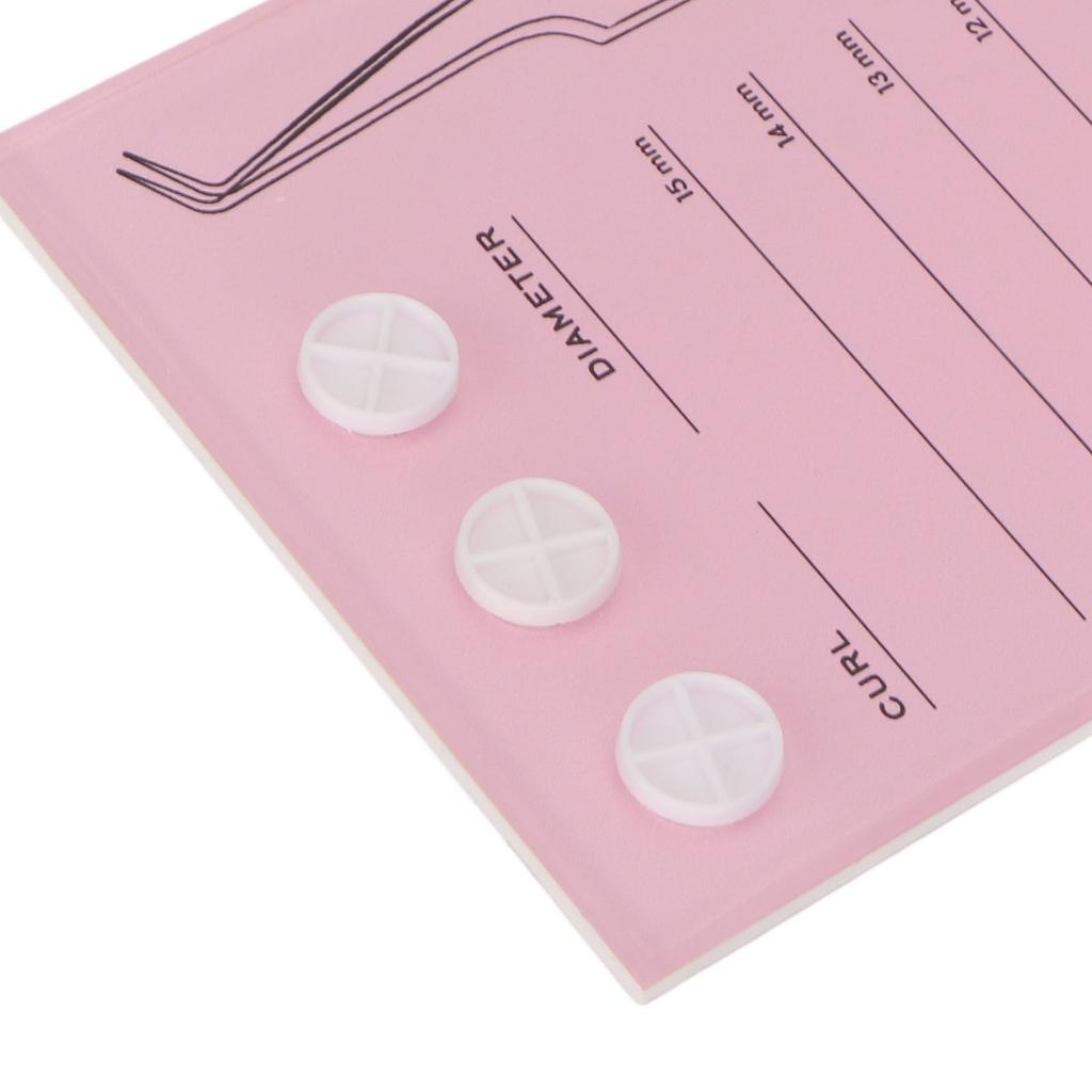 3 In 1 Eyelash Extension Holder 7 To 15mm Clear Scale Acrylic Eyelash Extension Display Tray