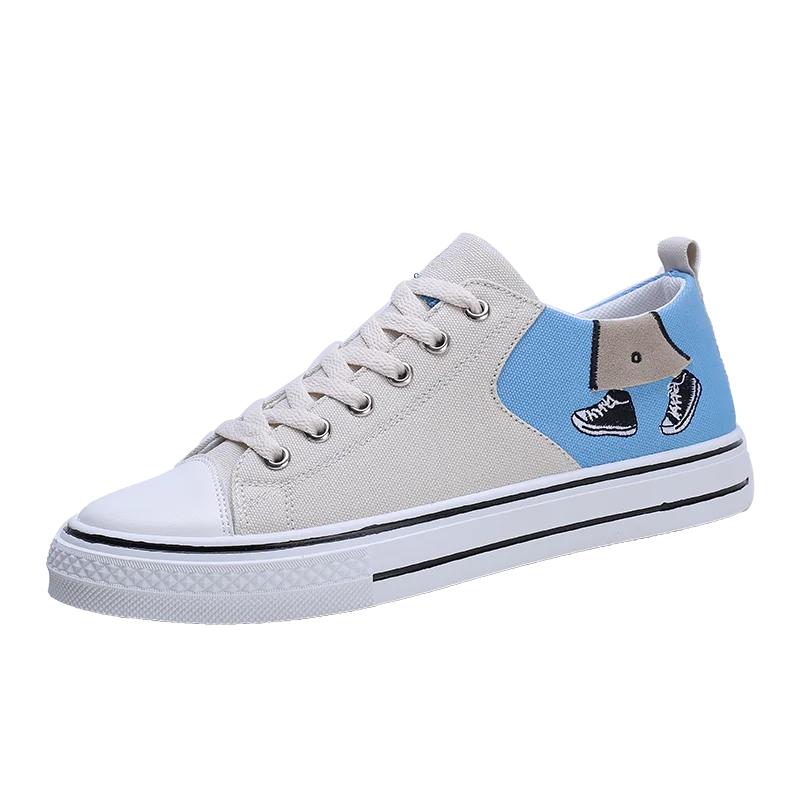 

Мужские и женские весенне-осенние повседневные спортивные туфли большого размера, кеды, парусиновые туфли и дышащие туфли на плоской подошве для пар 44