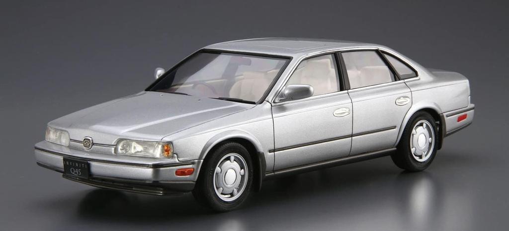Aoshima Bunka Kyozai The Model Car Series Nissan G50 President Q45 Plastic Model (AOSHIMA) 1/24 JS/Infiniti '89