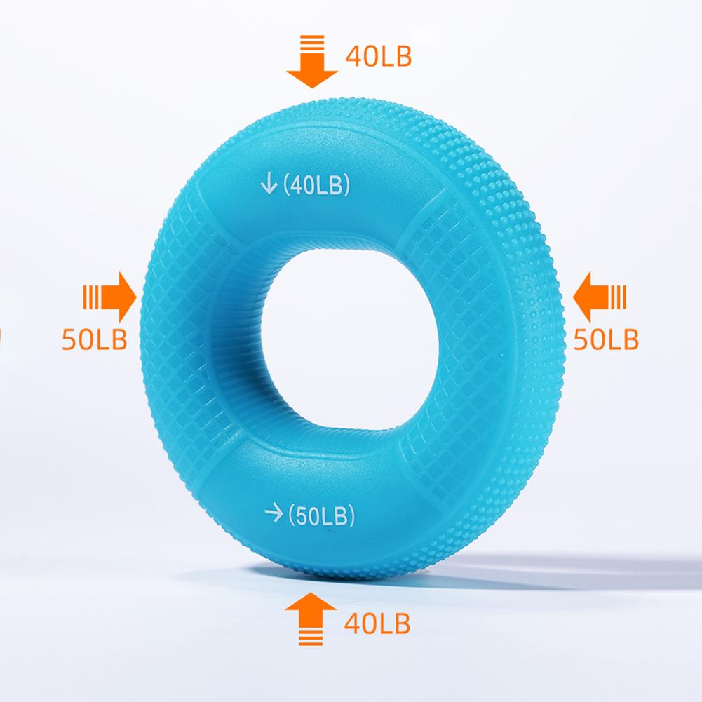5-1PCS Silicone Finger Gripper Strengthener Trainer 6-80LB Elastic Hand Grip Finger Exerciser For Guitar/Patient Hand Trainer