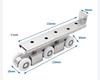 Sliding Door Silent 8-Wheel Stainless Steel Roller with Nylon Bearings for Furniture