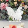 Set of 2 Clear Acrylic Butterfly Table Number Stands Table Place Cards for Parties Gatherings Wedding DIY Table Setting