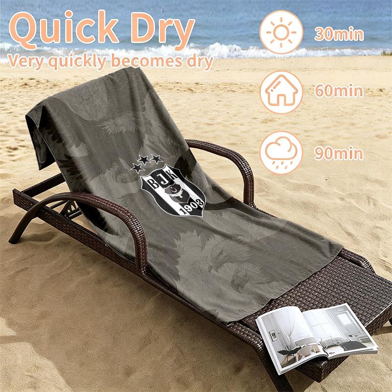 Besiktas JK Beach towels also serve as bath towels summer essential a musthave for the outdoors the beach and the pool