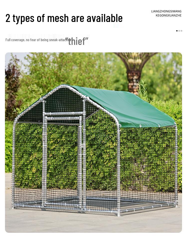 Extra Large Outdoor Chicken Coop & Cage: Rainproof, Sunproof, Multi-Use Shed for Ducks, Geese, and Peacocks
