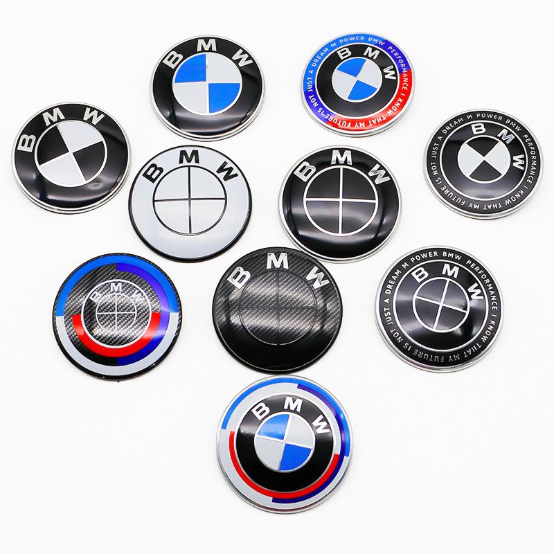 Car Front Grille Logo Hood Logo Badge Sticker Trunk Accessories For BMW E90 E46 F10 F30 E87 F20 G20 E60 E39 E92 F11 F31 E61 F25