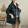 Coat for Women Fleece Thickened Plush Winter Double Layer Windbreaker Oversize Casual Hooded Jacket