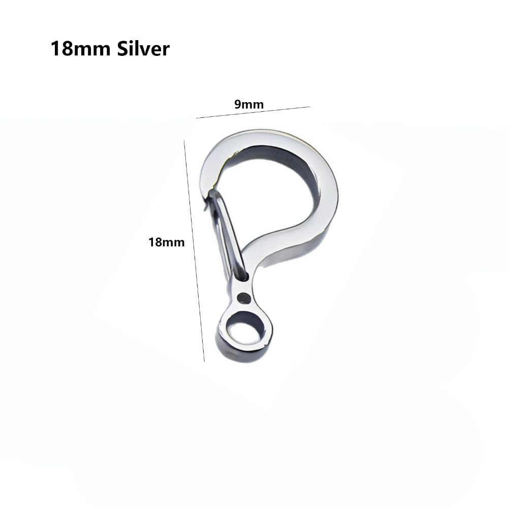 Small Size Key Chain Buckle Titanium Alloy Spring Connecting Buckle  DIY Accessories