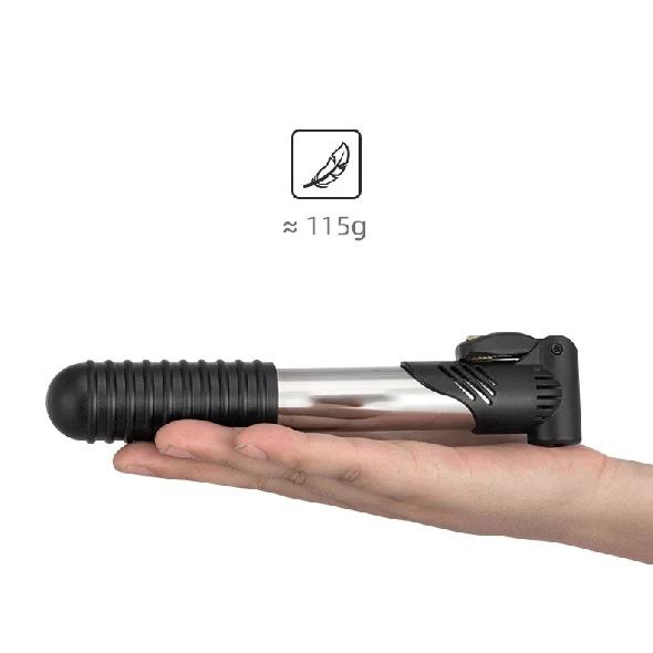 ROCKBROS Bicycle Pump Portable 80-100PSI Easy Operation Mini High Pressure Air Pump Cycling Stainless Steel MTB Bike Accessories
