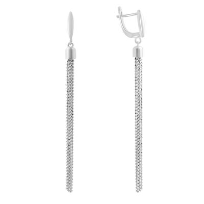 Silver Earrings Without Stones (2168225)
