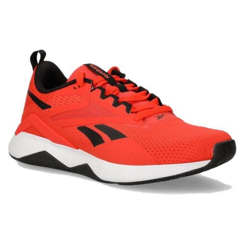 Reebok Nanoflex Tr 2 Wear Resistant Breathable Low Top Training Shoes Mens Red Black 100074537