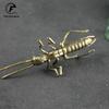 Pure Copper Beetle Craft Ornaments Retro Brass Insect Sculpture Tea Set Accessories Home Tea Pet Desk Decoration Teapot Lid Fork