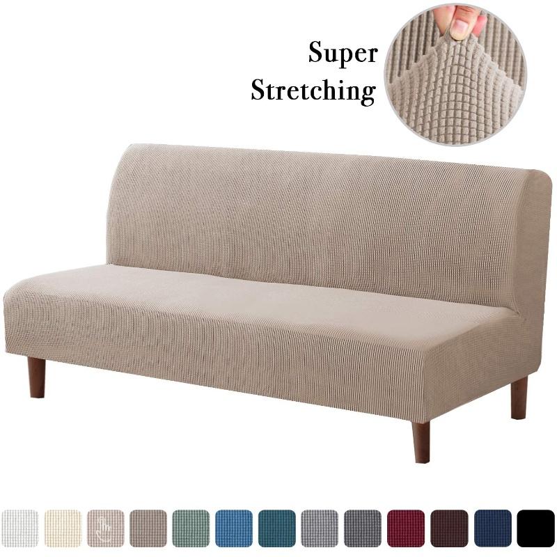 Universaalne käeta diivanvoodi kate Kokkupandav Moodsad istmekatted venivad katted odavad diivanikaitse Elastne Futon Spandex kate