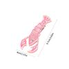 Trendy Crustacean Inspired Acetate Hair Clip For Women Cute Lobster Design Secure Grip Lightweight Hair Accessory