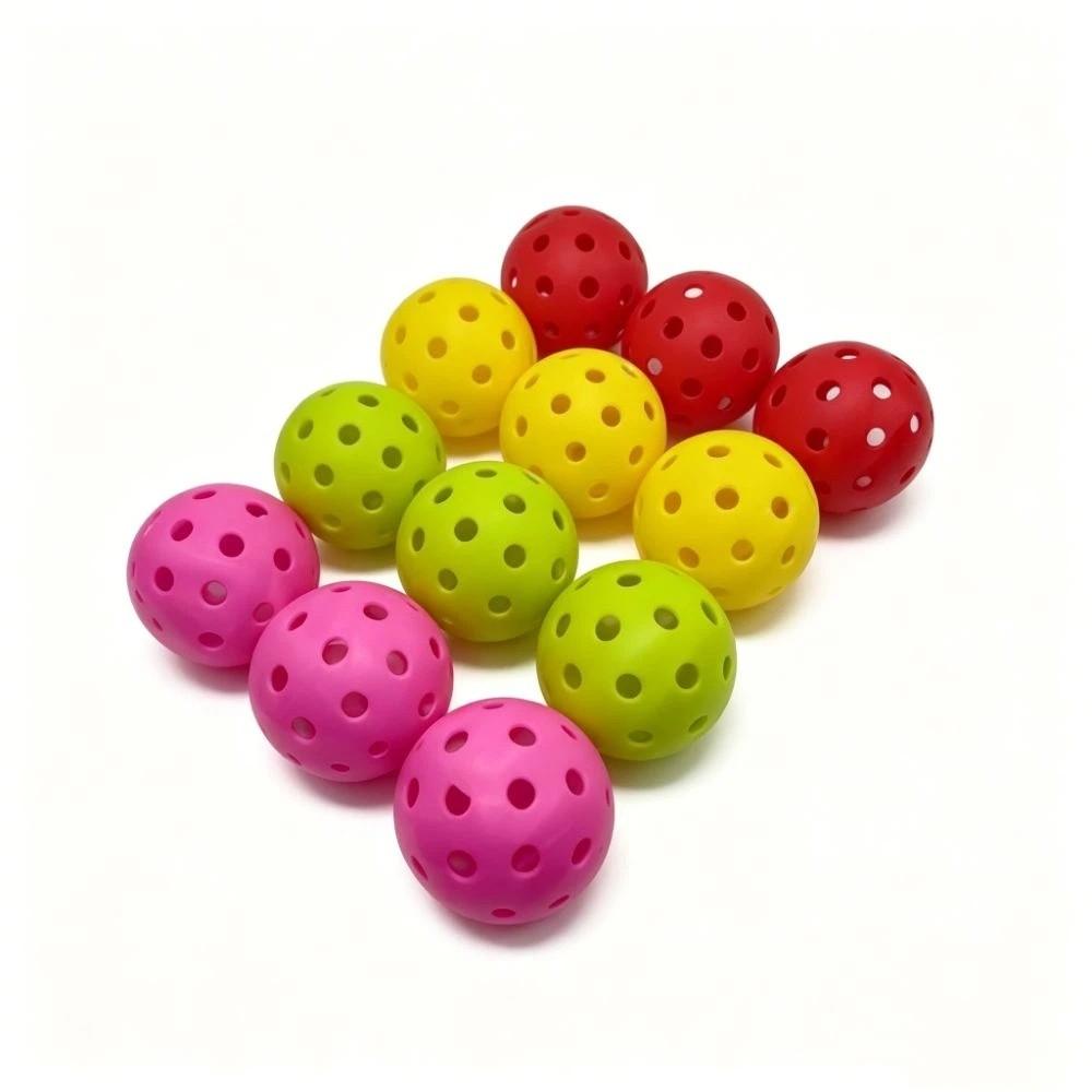 40 Holes Pickleball Balls Lightweight Pickleballs Sport Tools Paddle Ball Outdoor
