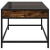 Infinity LED Coffee Table in Smoked Oak 50x50x41 cm