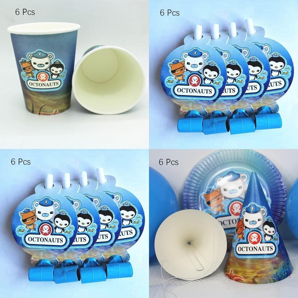 Colorful Octonauts Kids Birthday Party Supplies Set For A Joyful Celebration