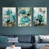 Scandinavian Abstract Wall Art Flower Poetry Stereoscopic HD Canvas Poster Prints Home Bedroom Living Room Decoration