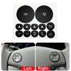 For Mercedes-Benz W221 W222 2006-2009 Car Steering Wheel Black Button Repair Sticker Interior Accessories