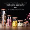 Sealed Glass Jar with Wooden Lid - Universal Kitchen Storage for Coffee, Tea, Flour, and More