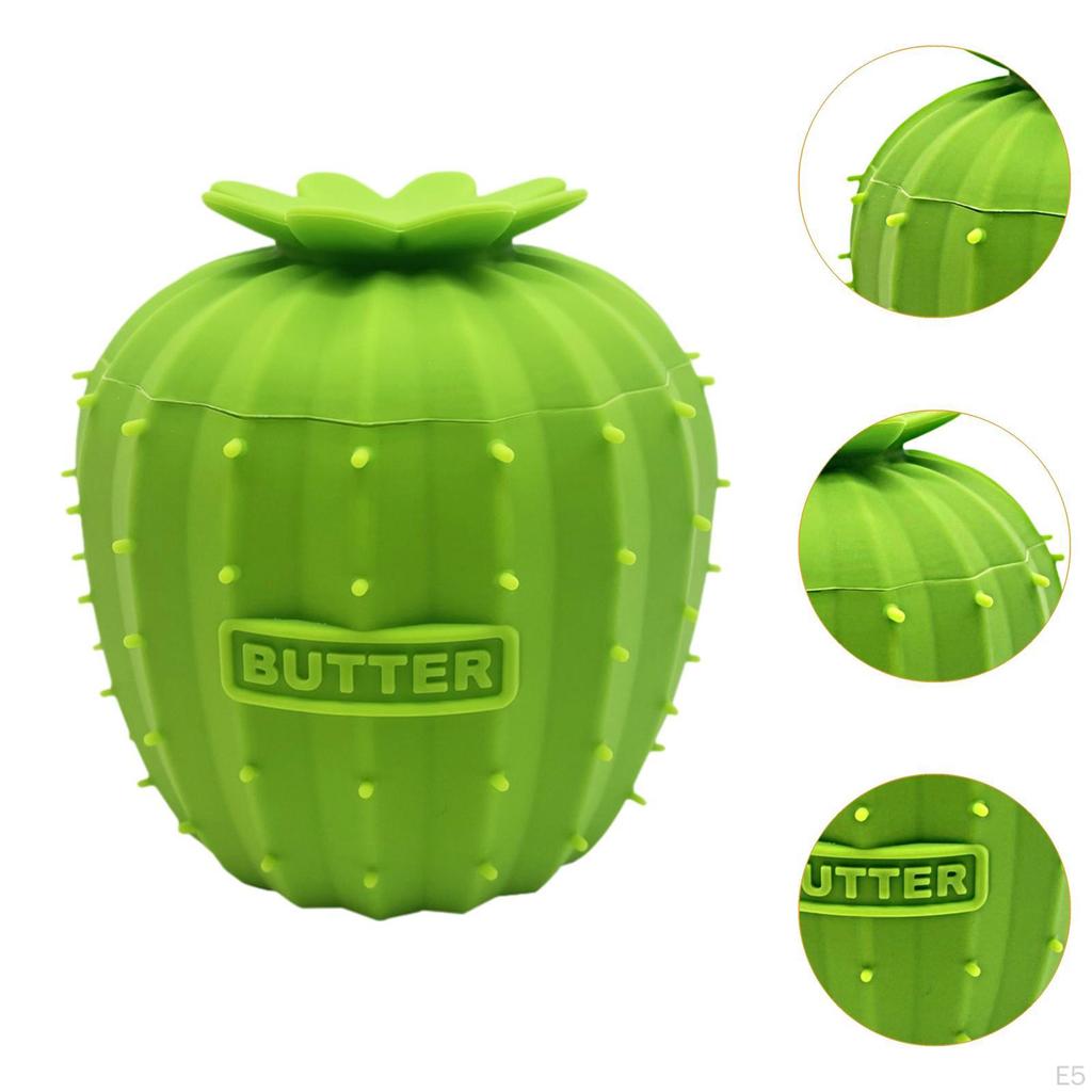 Butterdose Süße Form Silikon Leicht zu Reinigen Tragbarer Aufbewahrungsbehälter für Bauernhaus