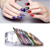 20 Rollen Striping-Bänder, bunte Linie, Nagelaufkleber, DIY-Nagelkunst-Set, Maniküre, Schönheitsdekorationen für UV-Gel-Nagellack