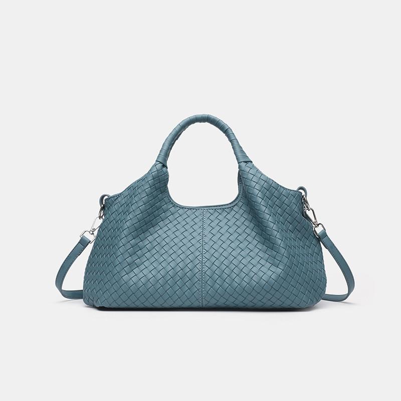 IELGY Woven Pattern Commuter Large Capacity Handbag Ladies Hand Tote Bag