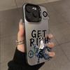 Case For iPhone 14 Motorcycle Pattern Laser Phone Case For iPhone 15 13 12 11 Pro Max X XR XS 7 8 Plus Plating Matte Back Cover