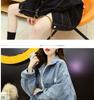 Women's Korean Style Loose Denim Jacket - Spring 2025 Trendy Baseball Uniform Outwear