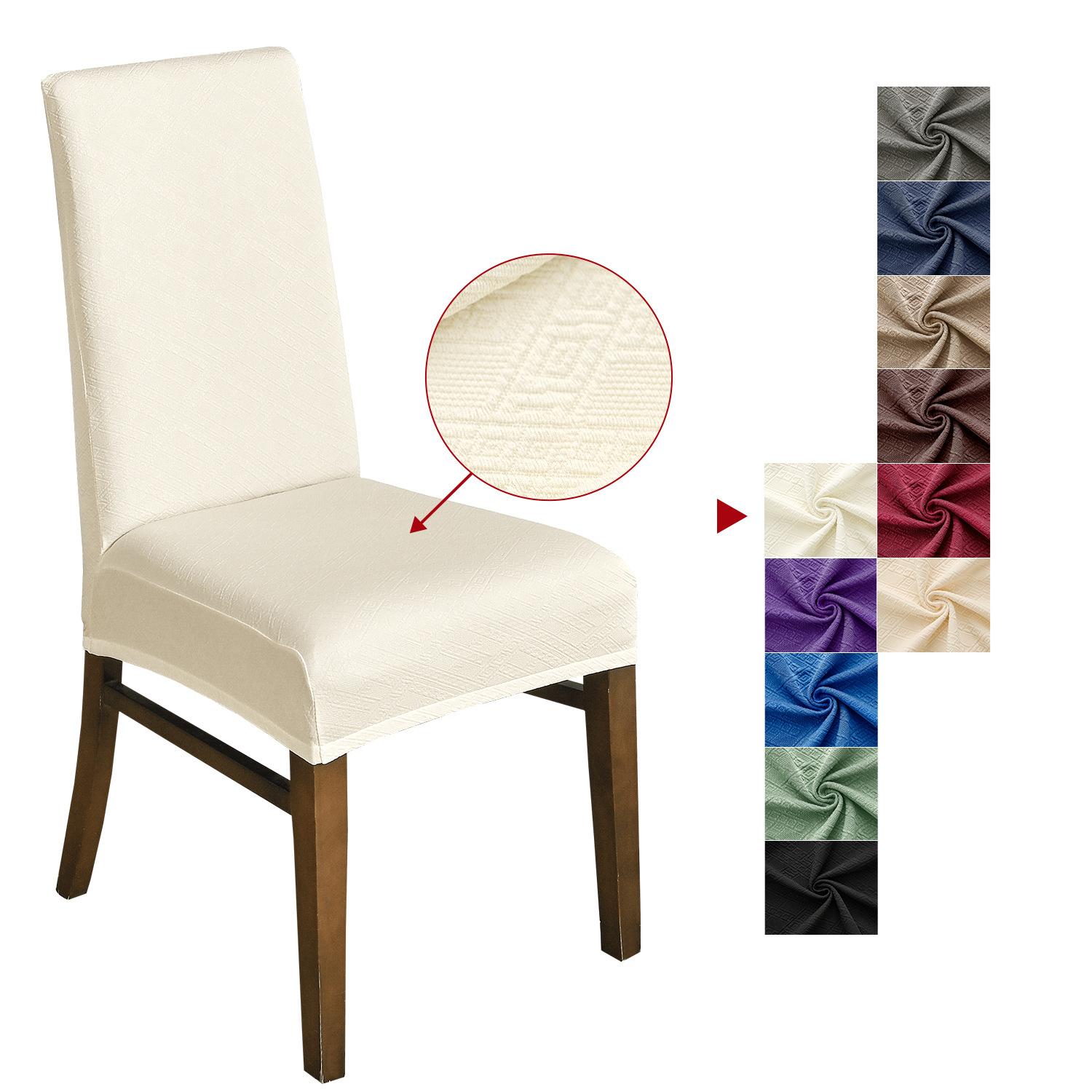 

Tianzi Jacquard Splash-proof Elastic Chair Cover Hotel Leisure Chair Case Home Use Dust Resist Chair Case Durable 35*35*4cm