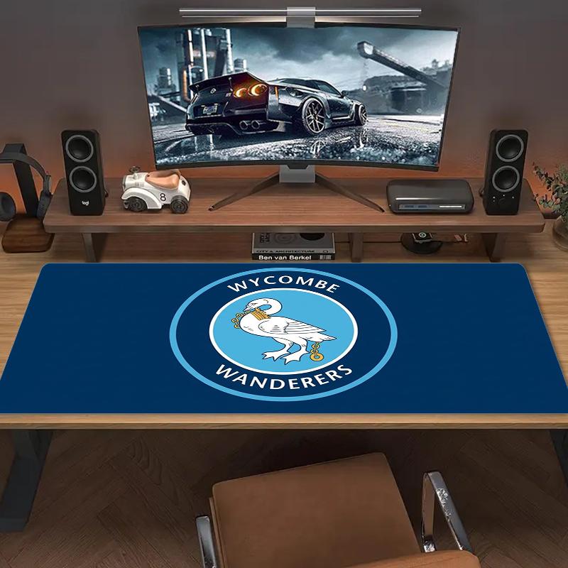 Wycombe Wanderers Fc Mouse Pad Large Gaming Table Cushion Nonslip Laptop Tablet Big Mousepad Xxl Mat Mini Pc Playmat With Lock Edge