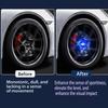 4PC/Set 57mm floating wheel hub cover suitable for Tesla Model 3/S/X, magnetic levitation center cover wheel hub logo