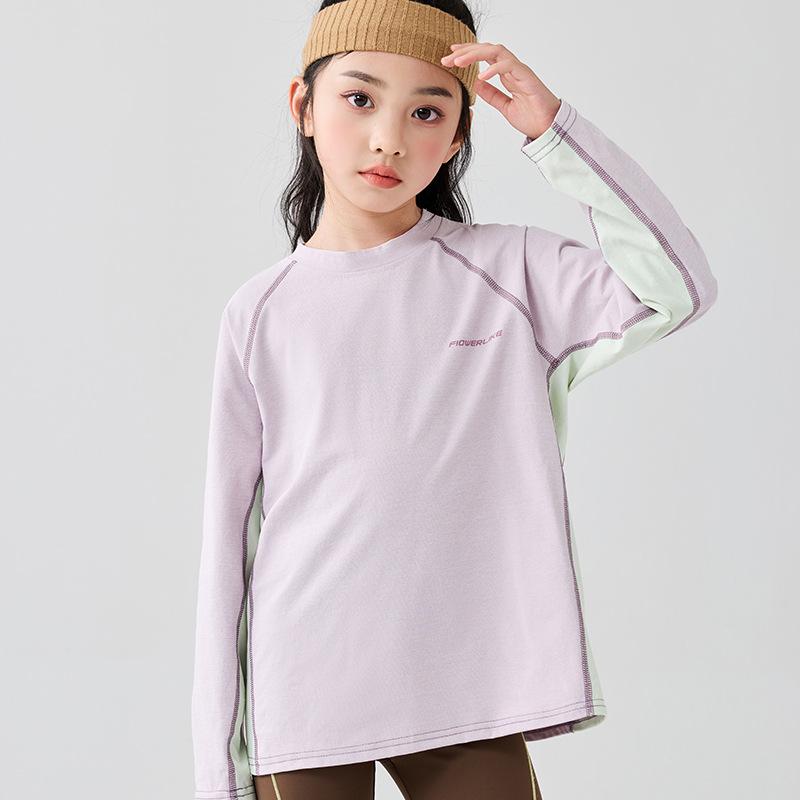 Kinder Quick-Dry Sonnenschutz Langarm-T-Shirt für Laufen & Outdoor-Sport