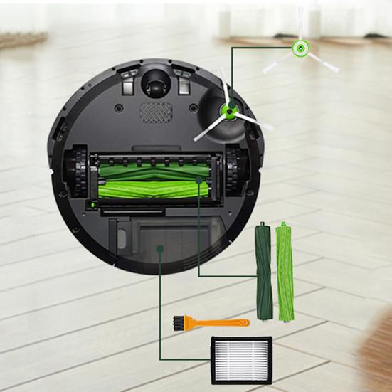 

Аксессуары для робота-уборщика Фильтр для многофункциональных роликовых щеток Многоразовая эффективная очистка Замена Легко заменяемых запасных частей для робота-уборщика зелёный