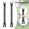 4 Stück Campingwagen Tischstützrohr Hebehalterung Beschläge Schwerlast Abnehmbar Teleskopierbar