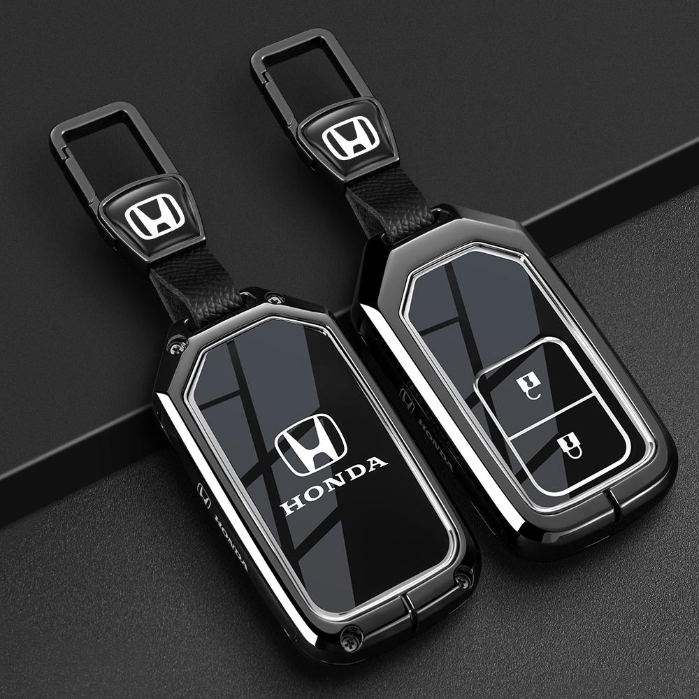 Styling Black TPU Car Key Case Cover Black Protect Shell Bag For Honda Vezel City Civic Jazz BRV BR-V HRV Keyless Accessories