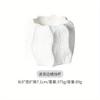 1Pc Light Luxury Simple Vertical Wave Cement Household Aromatherapy Candle Cup Empty Cup Candlestick Ornament